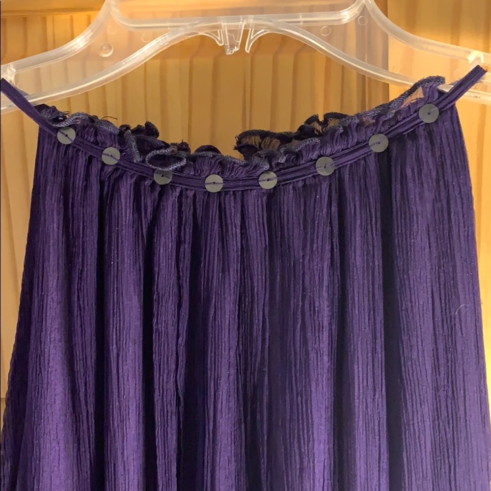 Interlud Sleeveless Gauzy Dress, L